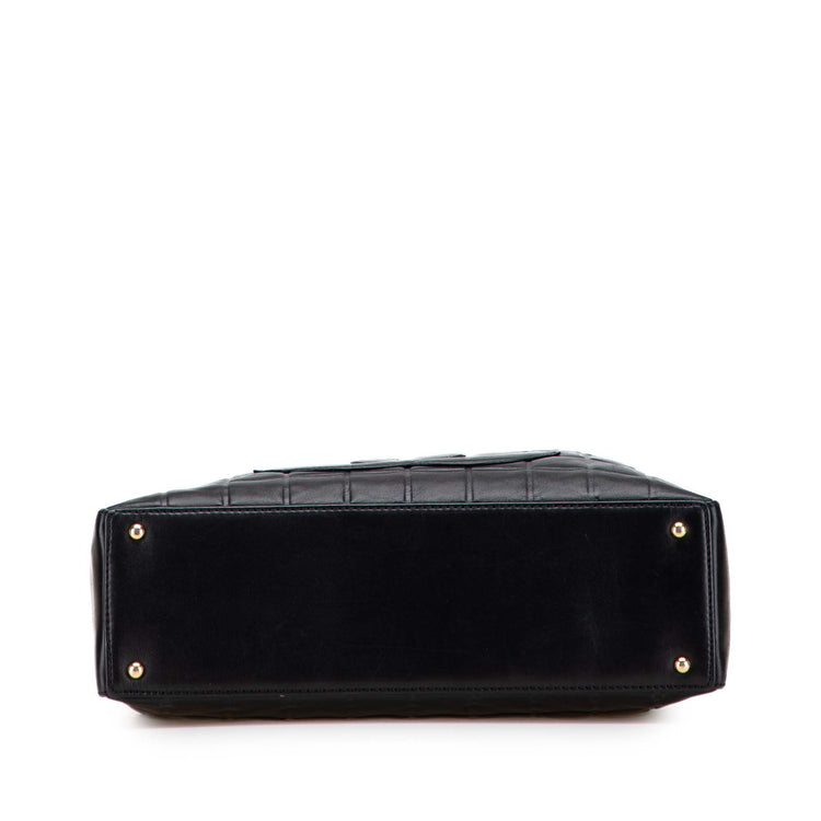 Vintage Chanel Medium Lambskin Chocolate Bar Shoulder Bag