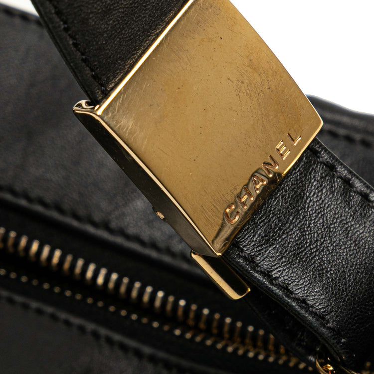 Vintage Chanel Medium Lambskin Chocolate Bar Shoulder Bag