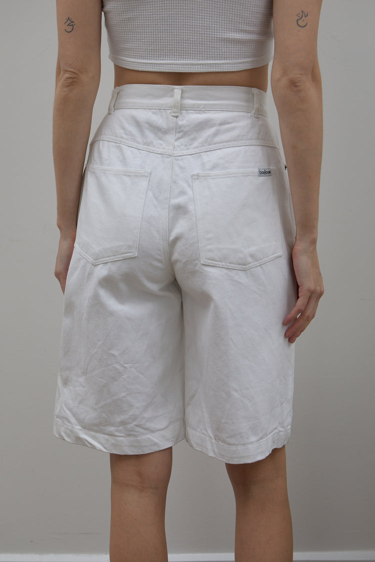 Vintage White Long Short Size XXS