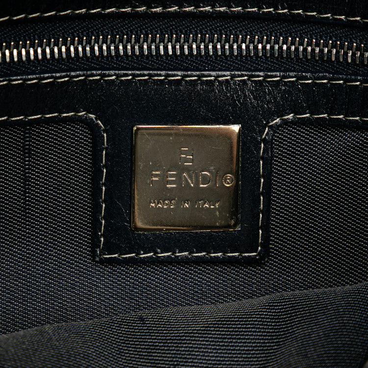 Vintage Fendi Denim Baguette Shoulder Bag