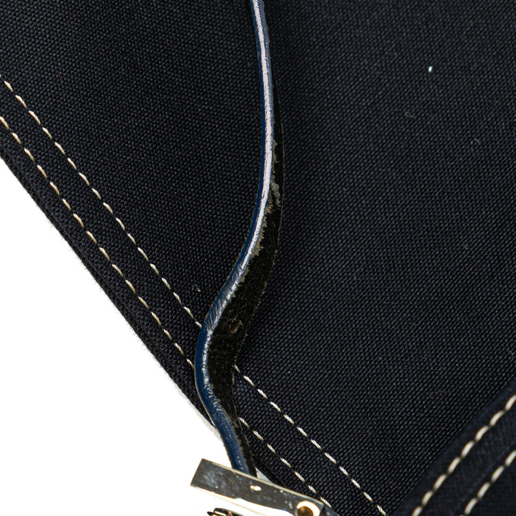 Vintage Fendi Denim Baguette Shoulder Bag