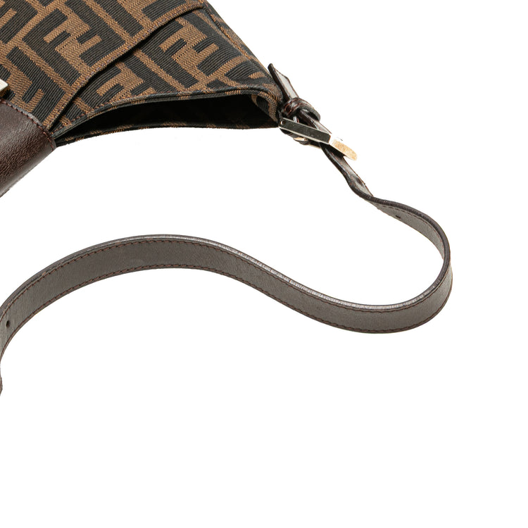 Vintage Fendi Zucca Canvas Shoulder Bag