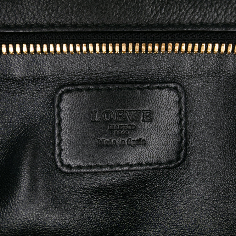 Vintage Loewe Pony Hair Leopard Print Bag