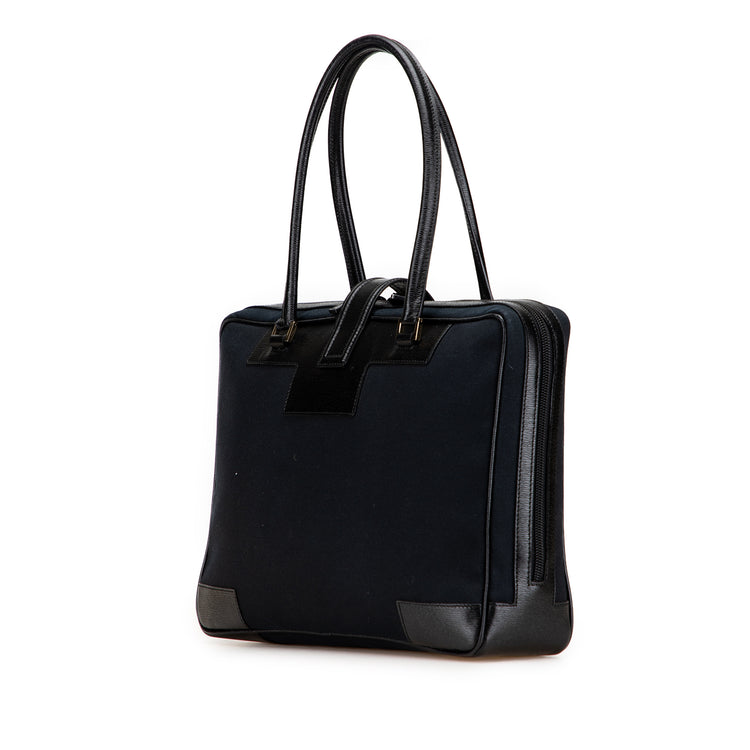 Vintage Gucci Canvas Square G Handbag