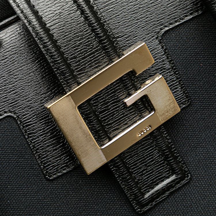 Vintage Gucci Canvas Square G Handbag