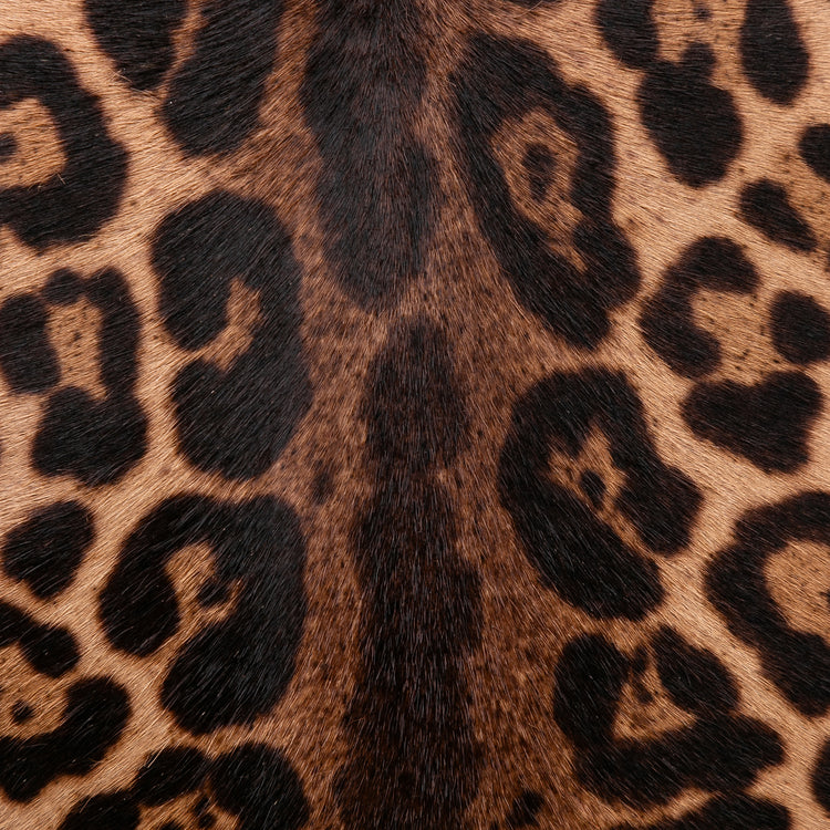 Vintage ALAIA Pony Hair and Leather Leopard Printed Tote