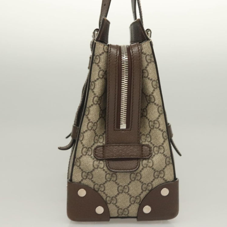 Beige Gucci GG Supreme Hand Bag
