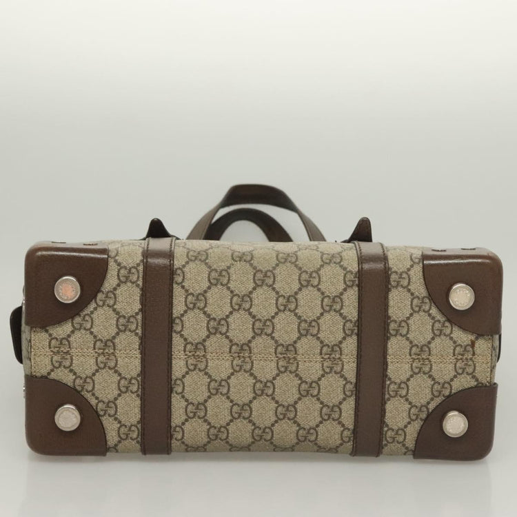 Beige Gucci GG Supreme Hand Bag
