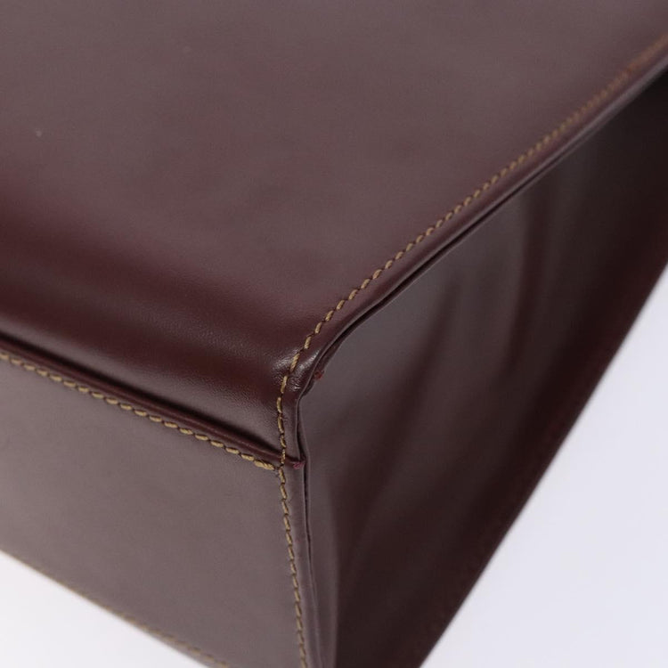 Vintage Cartier Red Classic Leather Bag