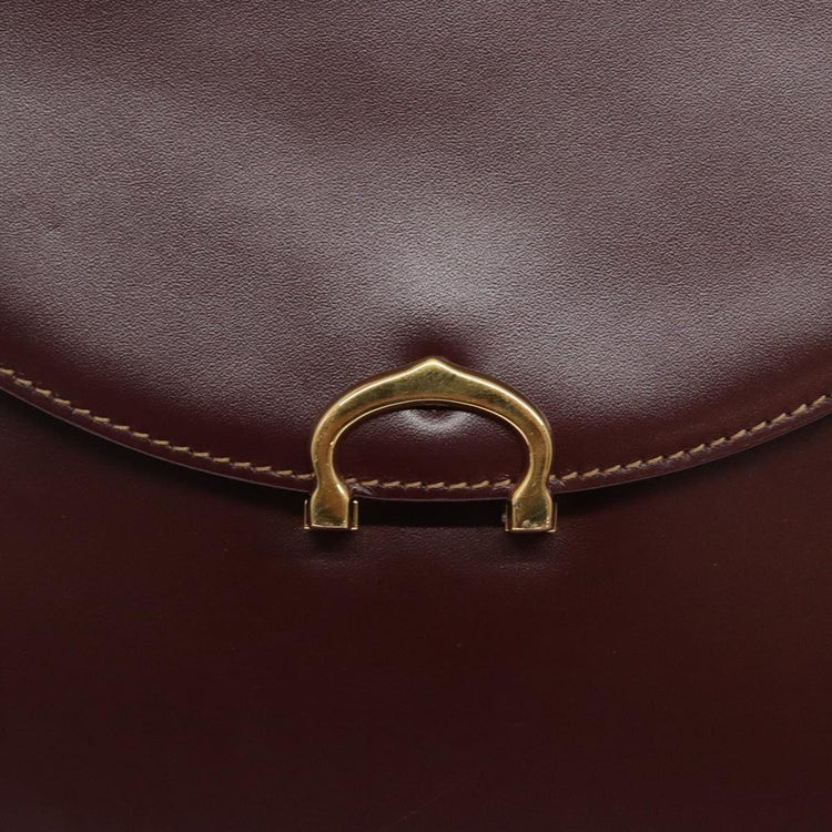 Vintage Cartier Red Classic Leather Bag