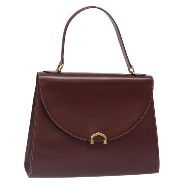 Vintage Cartier Red Classic Leather Bag