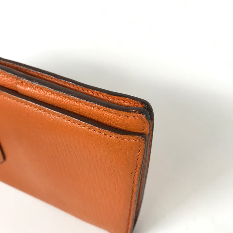 Vintage Hermes Orange Wallet