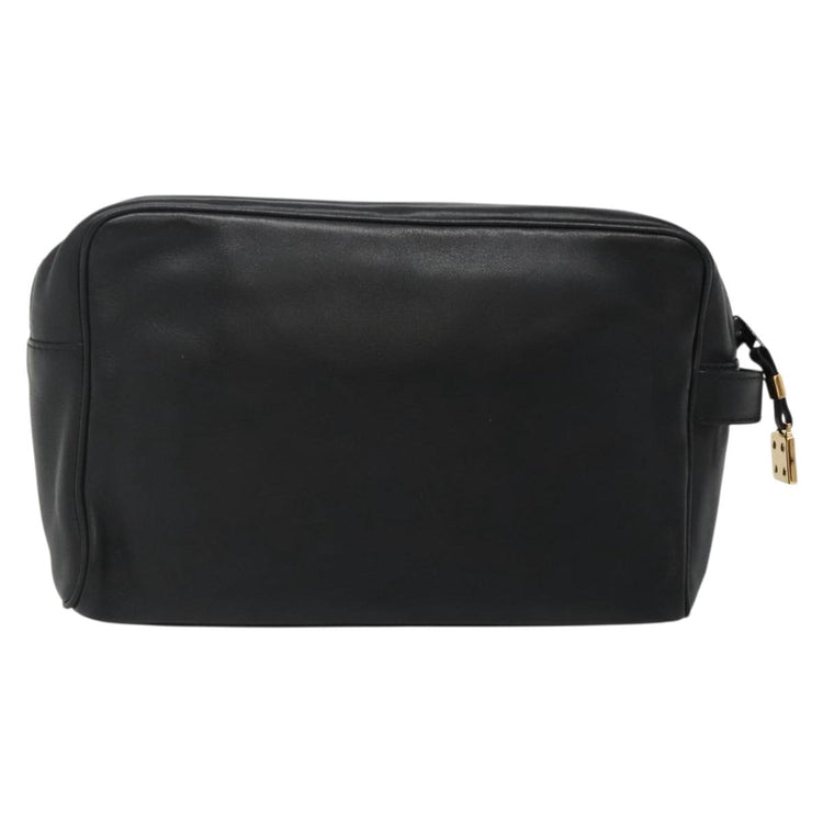 Vintage Loewe Anagram Clutch Bag Leather