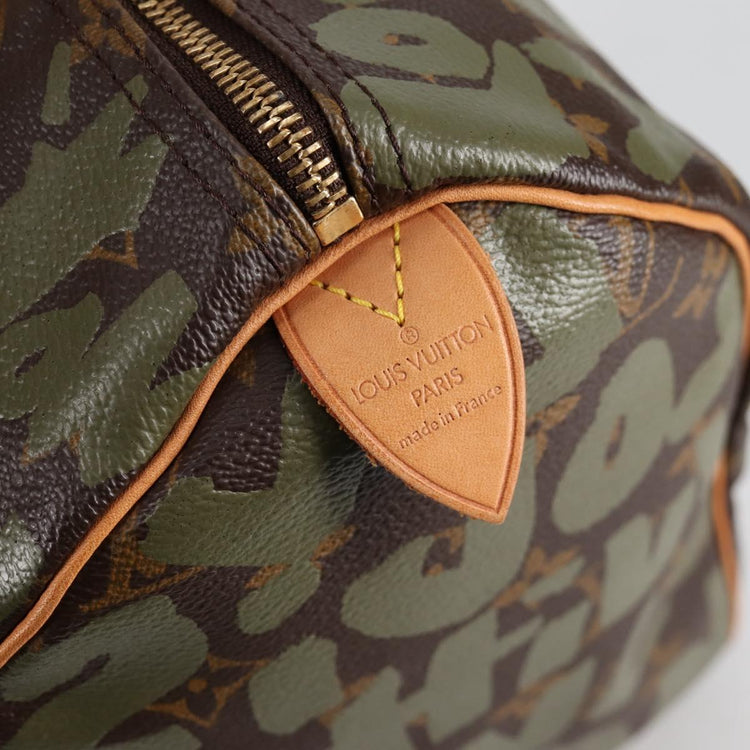 Vintage Louis Vuitton Monogram Graffiti Speedy 30 Bag