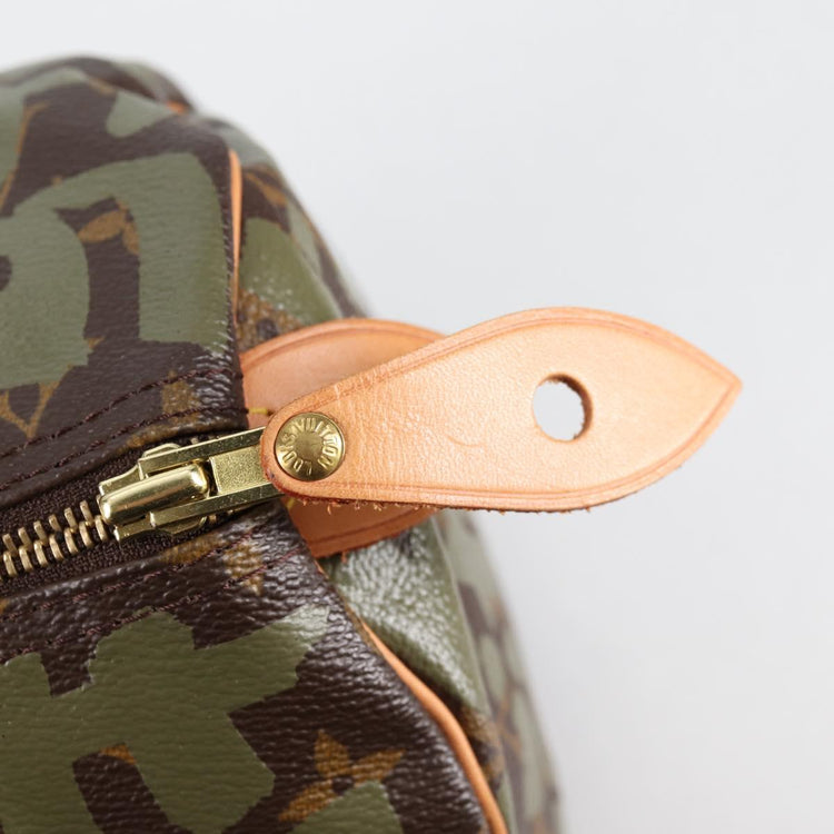 Vintage Louis Vuitton Monogram Graffiti Speedy 30 Bag