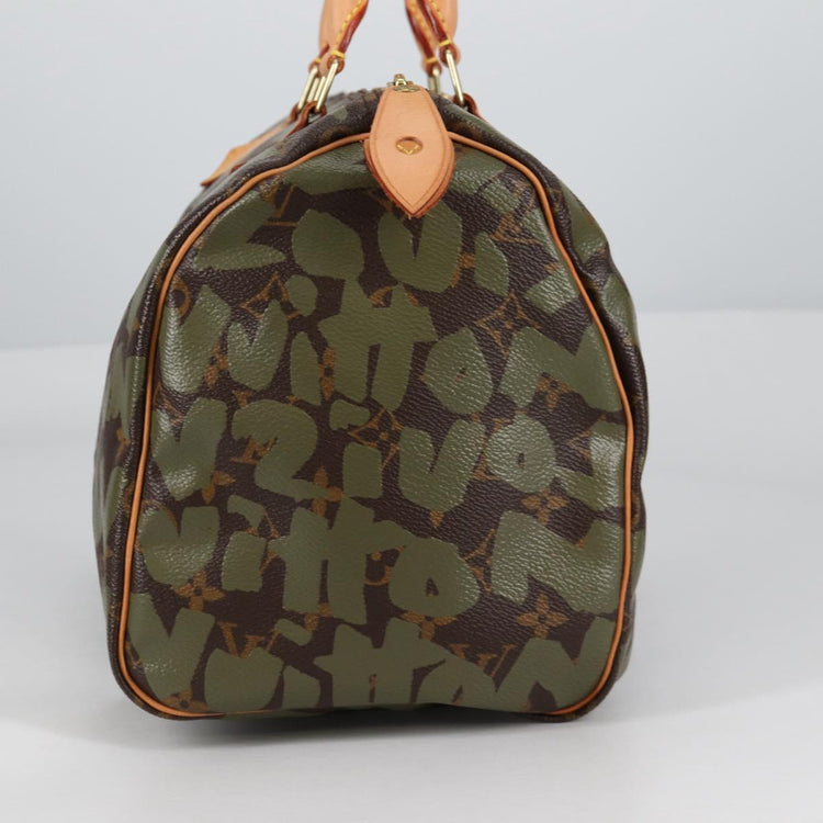 Vintage Louis Vuitton Monogram Graffiti Speedy 30 Bag