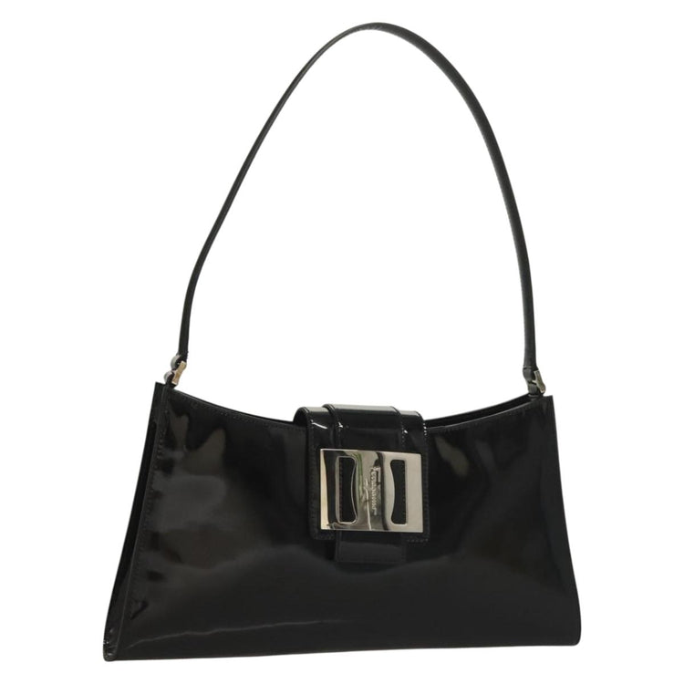 Vintage Ferragamo Leather Baguette Bag