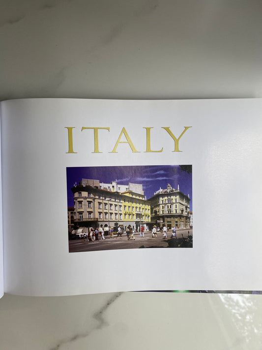 Vintage ITALY Coffee Table Book