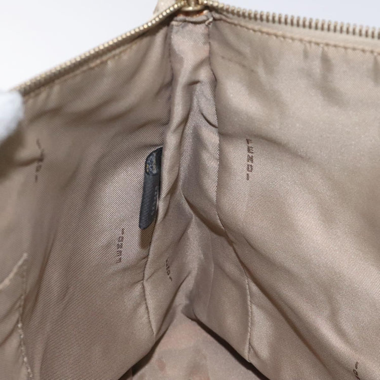Gold Fendi Zucchino Canvas Bag