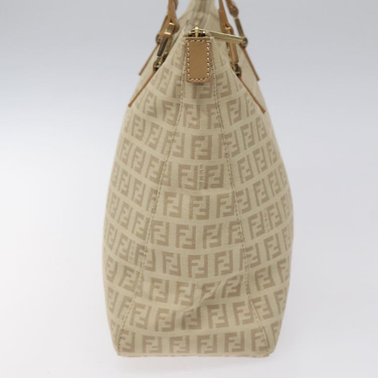 Gold Fendi Zucchino Canvas Bag