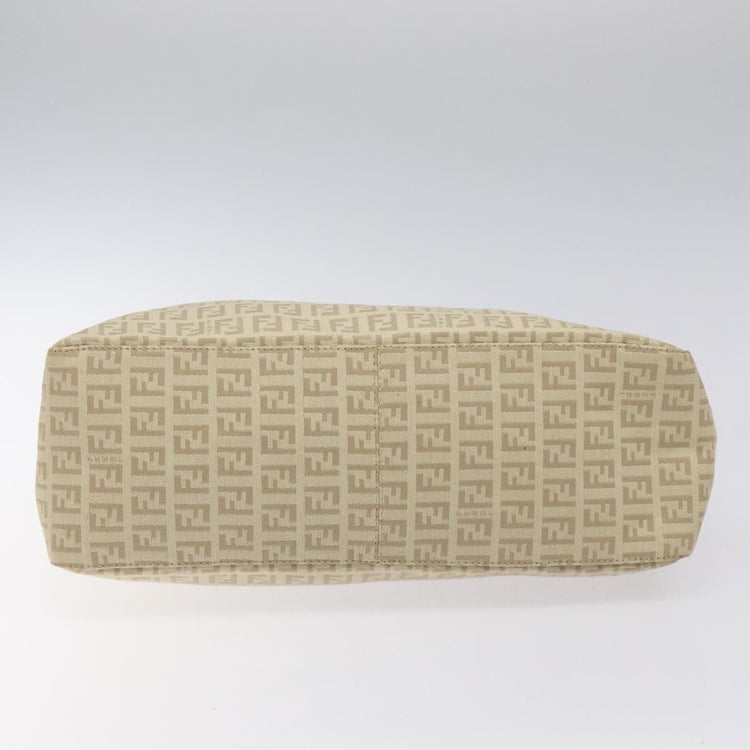 Gold Fendi Zucchino Canvas Bag