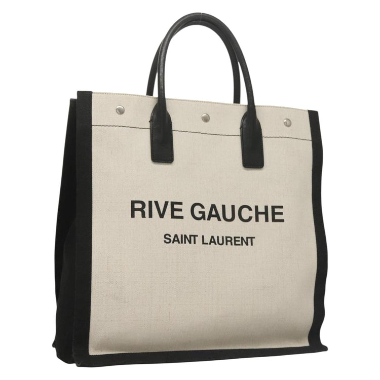 Vintage Saint Laurent Rive Gauche Canvas Handbag