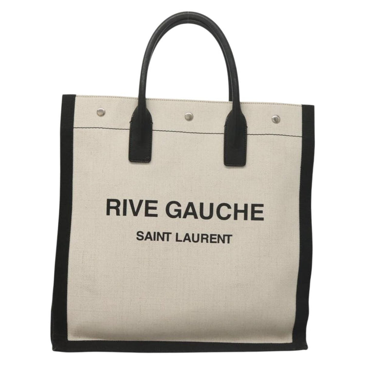 Vintage Saint Laurent Rive Gauche Canvas Handbag