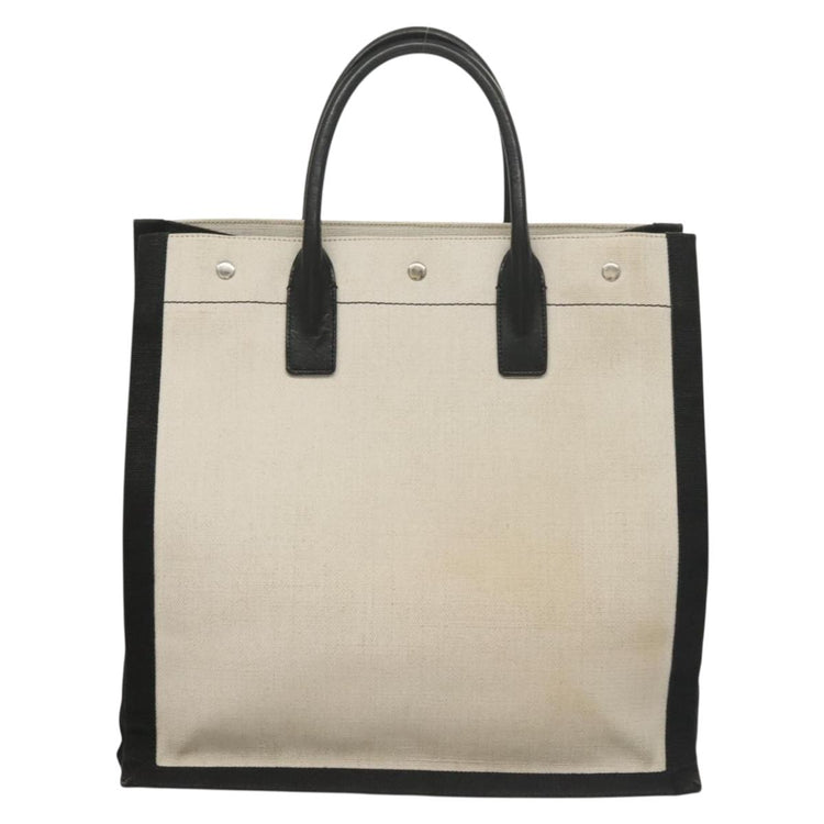 Vintage Saint Laurent Rive Gauche Canvas Handbag