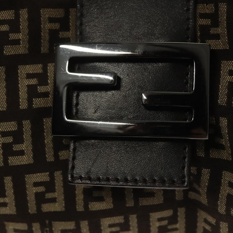 Fendi Zucchino Canvas Mamma Shoulder Bag