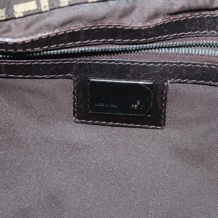 Fendi Zucchino Canvas Mamma Shoulder Bag
