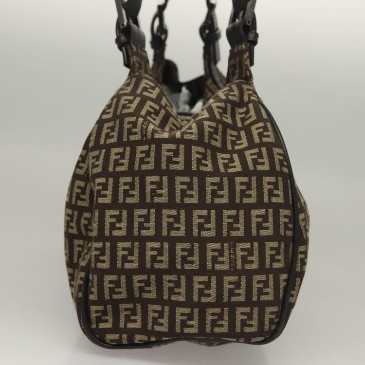 Fendi Zucchino Canvas Mamma Shoulder Bag