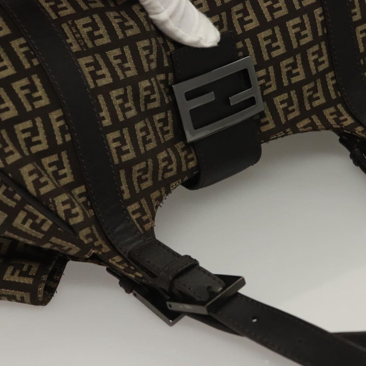 Fendi Zucchino Canvas Mamma Shoulder Bag