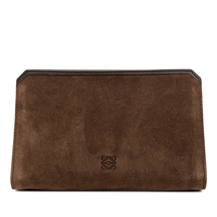 Vintage Loewe Suede Pouch