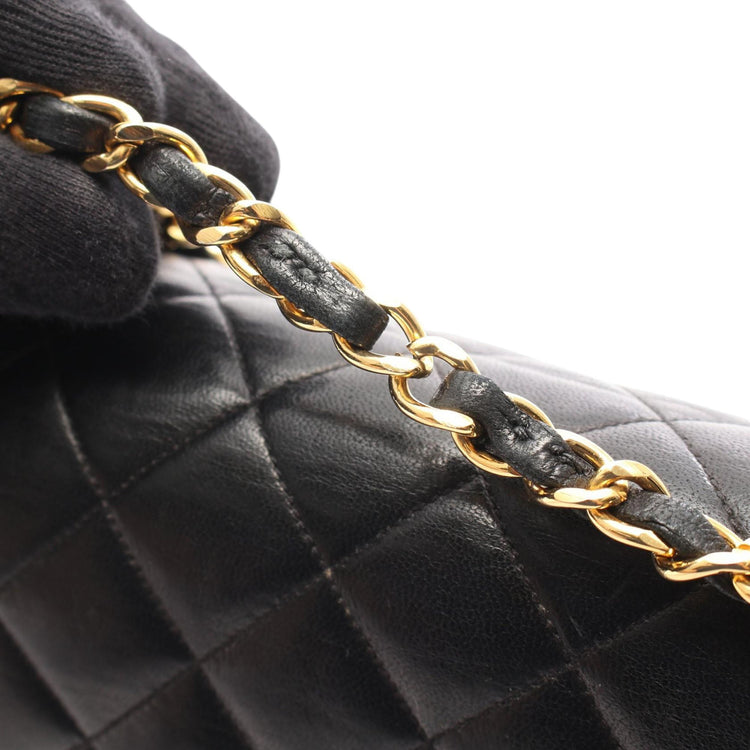 Vintage Chanel Lambskin Double Flap