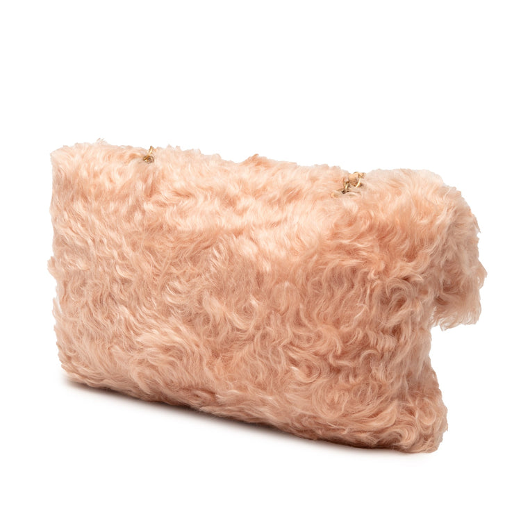 Vintage Chanel Fantasy Fur Shoulder Chain Clutch