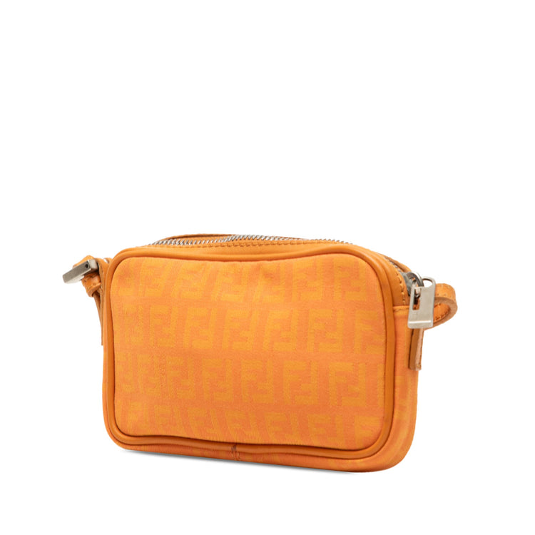 Vintage Orange Fendi Zip Crossbpdy