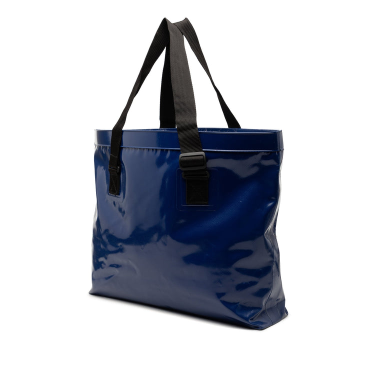 Vintage Blue Chanel Vinyl Tote
