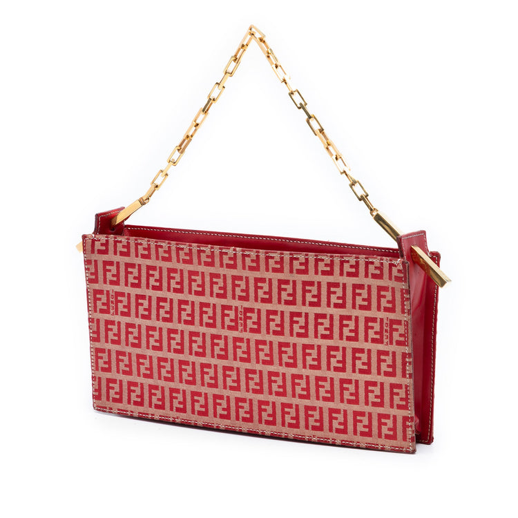 Vintage Fendi Red Canvas Bag