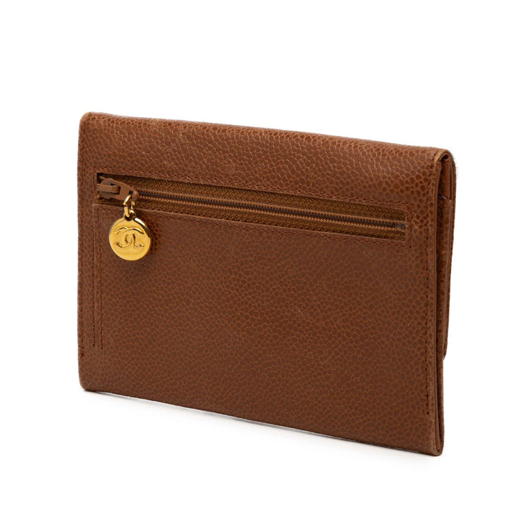 Vintage Chanel Caviar Compact Wallet