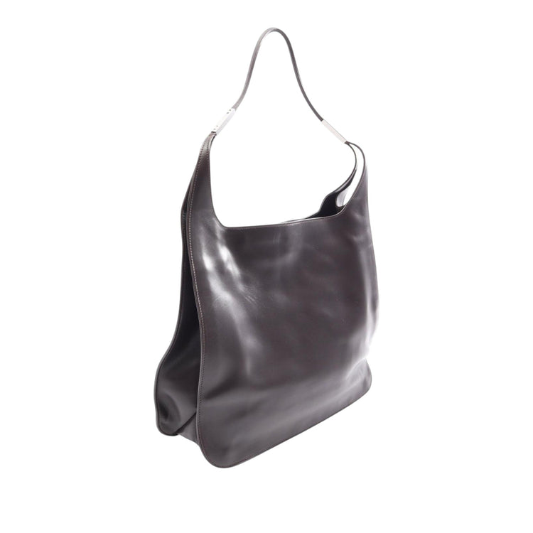 Vintage Gucci Brown Calfskin Shoulder Bag
