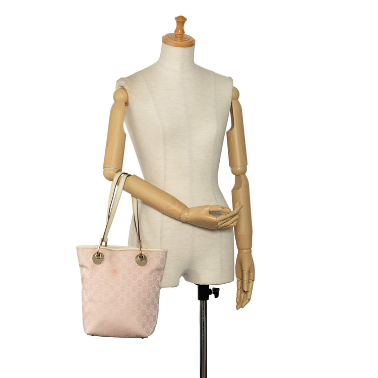 Vintage Gucci Pink Ecslipse Tote