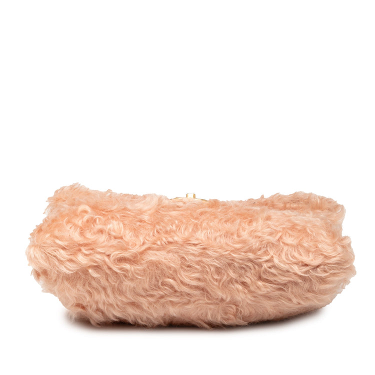 Vintage Chanel Fantasy Fur Shoulder Chain Clutch