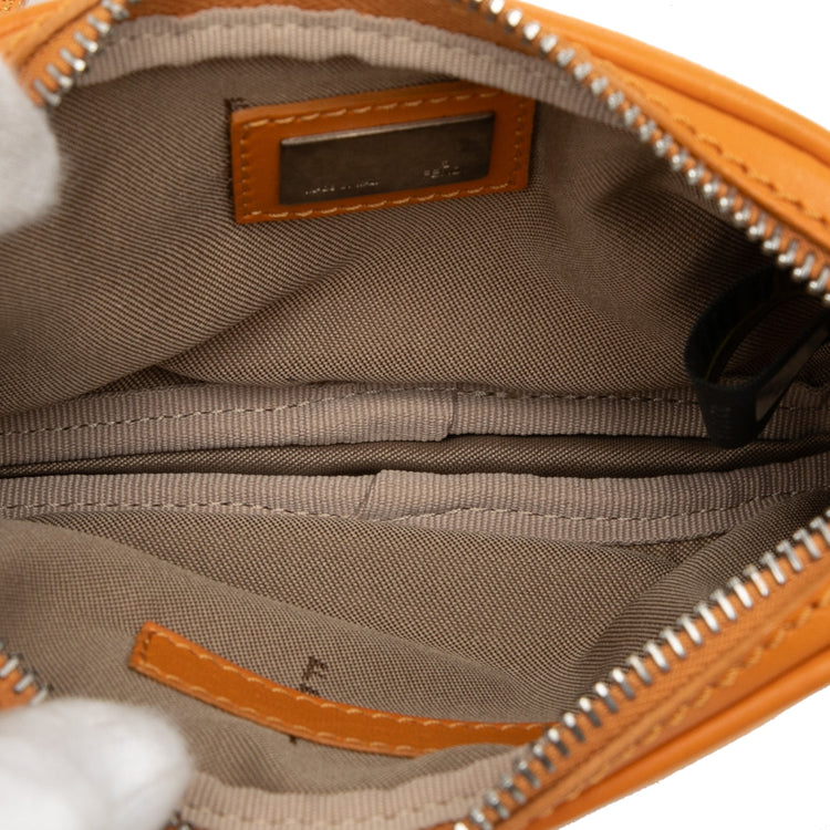 Vintage Orange Fendi Zip Crossbpdy