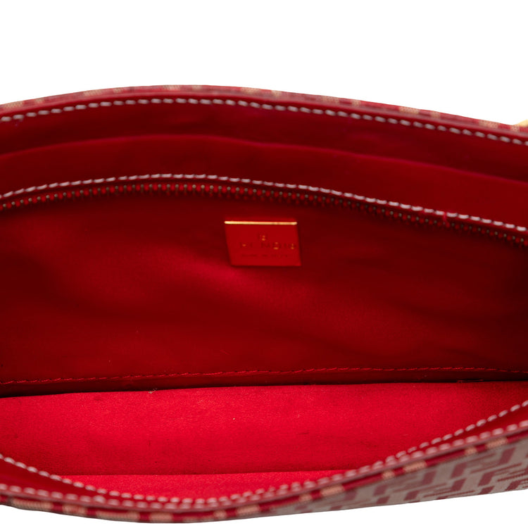 Vintage Fendi Red Canvas Bag