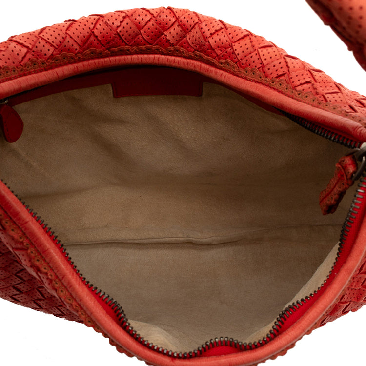 Vintage Red Bottega Nappa Hobo