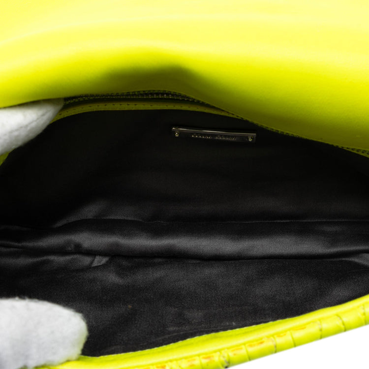 Vintage Miu Miu Yellow Crystal Chain Bag