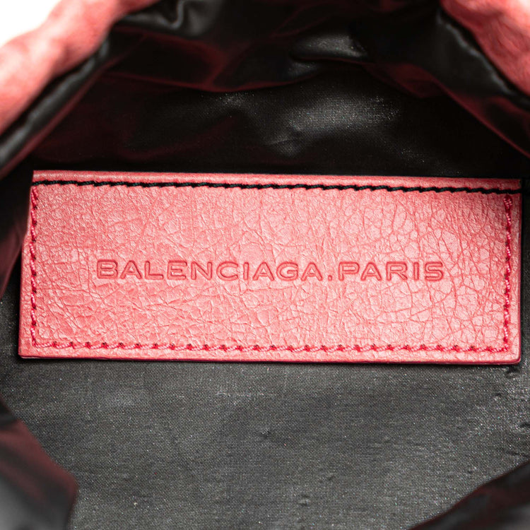 Vintage Balenciaga Pink Motocross Drawstring Pouch