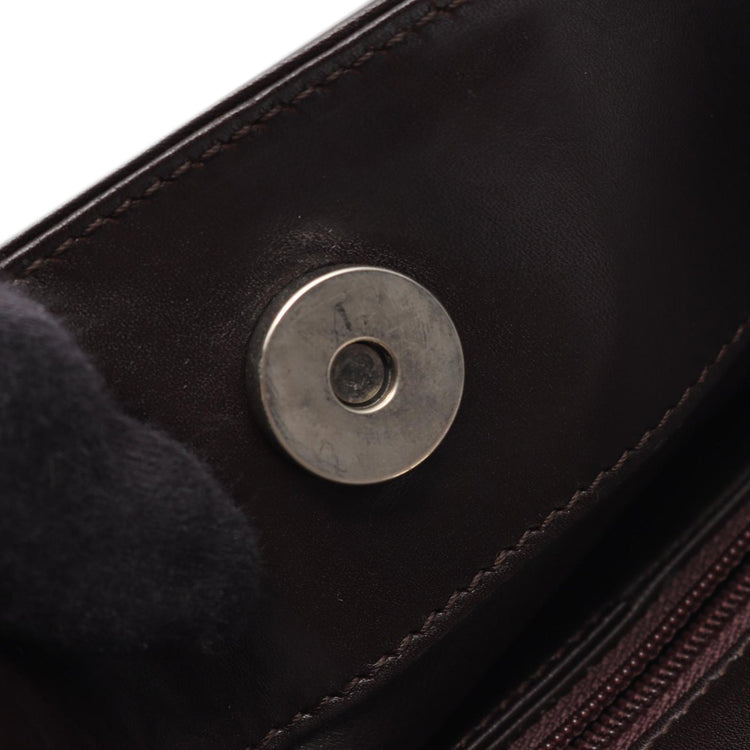 Vintage Gucci Brown Calfskin Shoulder Bag
