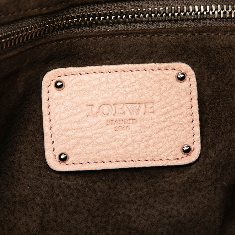 Vintage Loewe Tan Leather Bag