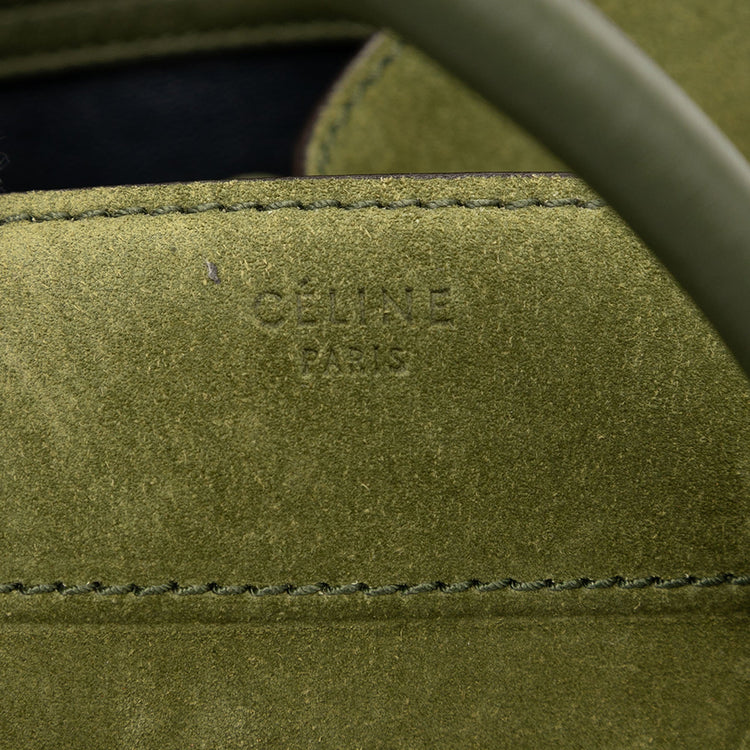 2012 Celine Medium Suede Phantom Luggage Tote